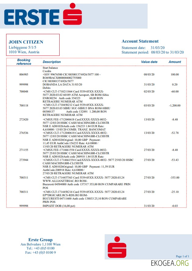 Autriche Erste Group